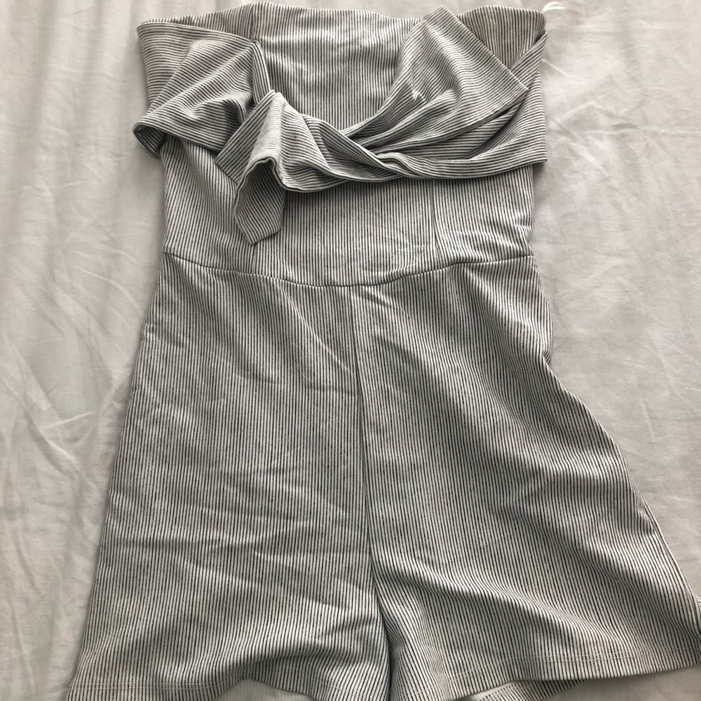 Zara striped romper size M